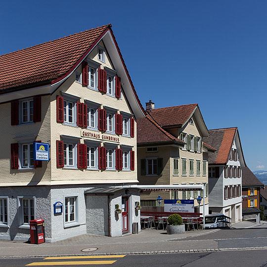 Pizzeria-Pension Gambrinus Walzenhausen Bagian luar foto