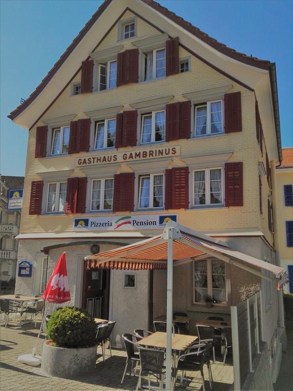 Pizzeria-Pension Gambrinus Walzenhausen Bagian luar foto