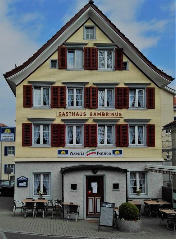 Pizzeria-Pension Gambrinus Walzenhausen Bagian luar foto